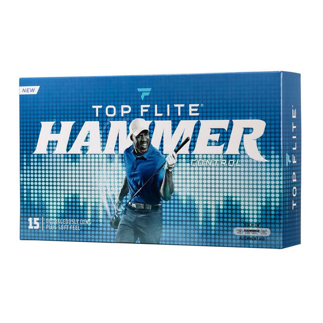 Top Flite Hammer Control Golf Balls – 15 Pack